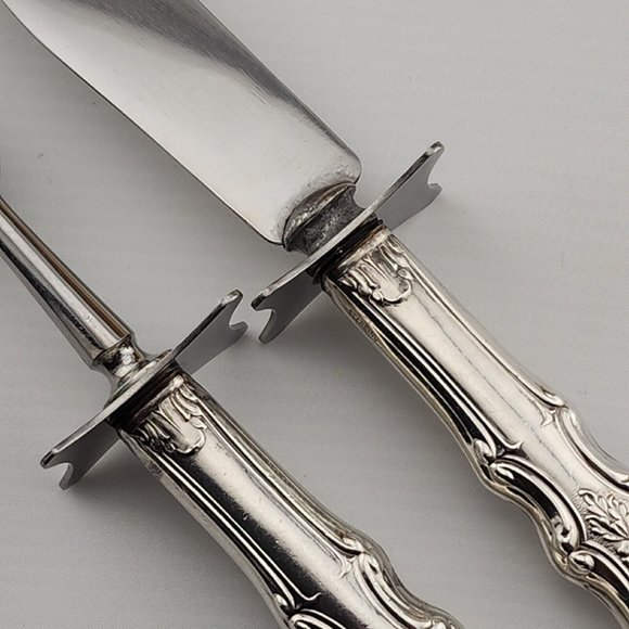 Judson Kitchen Judson Sterling Handle Meat Carving Knife And Fork